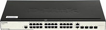 Коммутатор D-Link DES-3200-28/C1A (L2) 24x100Мбит/с 2xКомбо(1000BASE-T/SFP) 2SFP управляемый