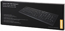 Клавиатура Lenovo 300 черный USB для ноутбука (GX30M39684) кабель 1.8м