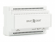 585 SKAT-24-2,0 DIN источник питания 24В 2А пластиковый корпус под DIN рейку 35 мм