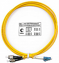 Cabeus FOP(d)-9-LC-FC-2m - Шнур оптический duplex LC-FC 9/125 sm 2м LSZH