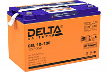 GEL 12-100 - Аккумуляторная батарея Delta (12V / 100Ah)
