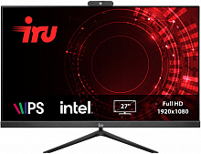 Моноблок IRU Office 27IH5P 27" Full HD i5 11400 (2.6) 8Gb SSD512Gb UHDG 730 без ОС GbitEth WiFi BT 120W Cam черный 1920x1080 (RUS)