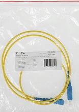 Патч-корд Lanmaster TWT-SC-SC/SU-1.0 1x9/125 OS1/OS2 SC-SC 1м LSZH желтый