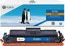 Картридж лазерный G&G GG-W2201X W2201X голубой (5500стр.) для HP CLJ Pro 4202/MFP 4302