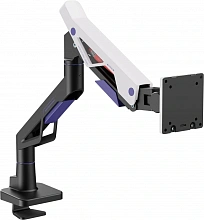 Кронштейн для мониторов Ultramounts UM741BW черный/белый 24"-57" макс.30кг крепление к столешнице поворот и наклон