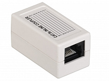 CS70-1C5EU - Проходной адаптер кат.5E UTP, тип RJ45-RJ45, белый, ITK