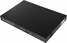 Коммутатор Dahua DH-LR2218-16ET-240 (L2) 16x100Мбит/с 2x1Гбит/с 2xКомбо(1000BASE-T/SFP) 2SFP 14PoE+ 2PoE++ 240W управляемый