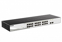 DGS-1210-26/F3A Настраиваемый L2 коммутатор D-Link с 24 портами 10/100/1000Base-T и 2 портами 1000Base-X SFP