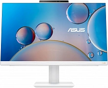 Моноблок Asus A5402WVA-WPC0040 23.8" Full HD i5 1340P (1.9) 16Gb SSD512Gb Iris Xe CR без ОС GbitEth WiFi BT 120W клавиатура мышь Cam белый 1920x1080