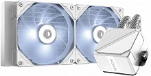 Система водяного охлаждения ID-Cooling Dashflow 240 Basic одноцветная Soc-AM4/1151/1200/2066/1700 белый 4-pin 15.2-35.2dB Al+Cu 260W 2250gr Ret (DASHFLOW 240 BASIC WHITE)