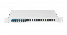 NMF-RP08SCUS2-WS-ES-1U-GY - Оптический кросс Nikomax 19", 1U, укомплектованный на 8 портов SC/UPC (8 одинарных SC/UPC адаптеров)