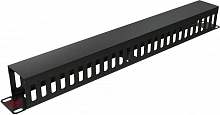 Кабельный органайзер горизонтальный Sysmatrix SA 0021.911 односторонний 1U шир.:19" глуб.:55мм