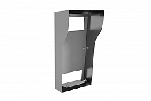 BAS-IP BR-AA RUS SILVER - Кронштейн для накладного монтажа с козырьком для многоквартирных панелей серии: AA-07, BA-12. Материал: нержавеющая сталь.