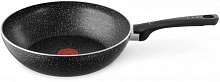 Сковорода ВОК (WOK) Tefal Brut Э 04236628 круглая 28см покрытие: Mineralia (без крышки) черный (9100054292)