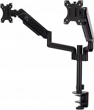 Кронштейн для мониторов ЖК Digma D-MM202D черный 17"-32" макс.9кг крепление к столешнице поворот и наклон
