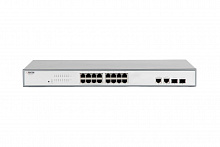 UNS-1016F2S - Неуправляемый сетевой коммутатор, порт 10/100 Мбит/с х 16, порт TF х 2, порт SFP х 2, 1U