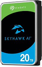 Жесткий диск HDD Seagate SATA-III 20Tb Surveillance SkyHawkAI, 256Mb 3.5", 24x7, ST20000VE003
