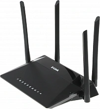 Роутер беспроводной D-Link DIR-853/URU/R3A AC1200 10/100/1000BASE-TX/4G ready черный