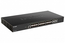 DXS-1210-28S/A1A PROJ Настраиваемый L2+ коммутатор с 24 портами 10GBase-X SFP+ и 4 портами 10GBase-T