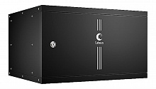 Cabeus WSC-05D-6U55/45m-BK - Шкаф телекоммуникационный настенный 19" 6U, серия LIGHT разборный, дверь металл, цвет черный