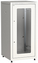 LE35-24U66-GM - ITK Шкаф LINEA E 24U 600х600мм двери 2шт стек. и метал. сер.