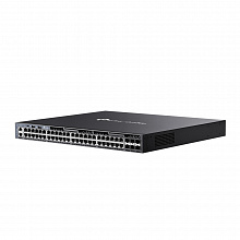 SG6654X - Omada 48-портовый гигабитный управляемый стекируемый коммутатор L3 с 6 слотами 10G SFP+. Порты: 48 х гигабитных портов RJ45, 6 х слотов 10G SFP+, консольный порт RJ45/USB Type-C, Management-порт, 2 х порта USB 2.0, TP-link