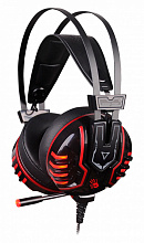 Наушники с микрофоном A4Tech Bloody M615 черный 2.2м мониторные оголовье (M615 B/R)