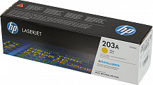 Картридж лазерный HP 203A CF542A желтый бар.в компл. (1300стр.) для HP M254/280/281