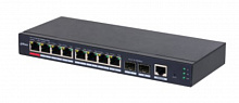 DH-S4210-8GT-110 - 8-портовый гигабитный управляемый коммутатор с PoE, уровень L2