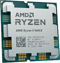 Процессор/ APU AM5 AMD Ryzen 5 9600X (Granite Ridge AM5, 6C/12T, 3.9/5.4GHz, 32MB, 65W, Radeon Graphics) OEM