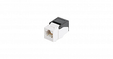 NMC-KJUE2-NT-WT - Модуль-вставка NIKOMAX типа Keystone, Кат.6 (Класс E), 250МГц, RJ45/8P8C, самозажимной, T568A/B, неэкранированный, белый - гарантия: 5 лет расширенная / 25 лет системная