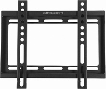 Кронштейн для телевизора Ultramounts UM811F черный 17"-43" макс.35кг настенный фиксированный
