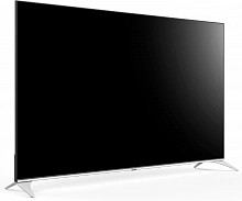 Телевизор QLED Hyundai 75" H-LED75QBU7500 Android TV Frameless черный/серебристый 4K Ultra HD 60Hz DVB-T DVB-T2 DVB-C DVB-S DVB-S2 USB WiFi Smart TV