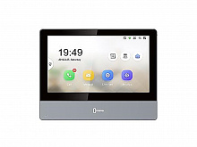DS-KH8350-TE1 - 7“ IP видеодомофон. 7" цветной TFT LCD экран с разрешением 1024*600; сенсорные кнопки; встроенные микрофон и динамик; слот для TF карты до 32Гб; тревожные входы/выходы 8/2; 1 RS-485; 1 RJ-45 10M/100M Ethernet; DC12В/PoE; 10Вт;