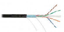 NMC 4240B-BK - Кабель NIKOMAX F/UTP 4 пары, Кат.6 (Класс E), тест по ISO/IEC, 250МГц, одножильный, BC (чистая медь), 23AWG (0,55мм), полиэтилен, внешний, черный, 305м - гарантия: 3 года