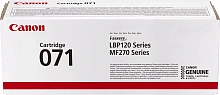 Картридж лазерный Canon 071 5645C002 черный бар.в компл. (1200стр.) для Canon i-SENSYS LBP122dw/MF272dw/ MF275dw