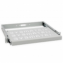 SYSMATRIX SH 0022.700 Полка 19" выдвижная перфорированная для установки клавиатуры, цвет серый (RAL 7035)