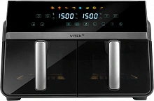 Аэрогриль Vitek VT-AF1001 2400Вт черный/серебристый