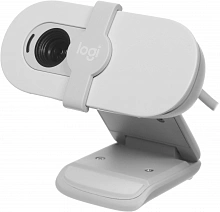 Камера Web Logitech HD Webcam Brio 100 белый 2Mpix (1920x1080) USB-A с микрофоном (960-001618)