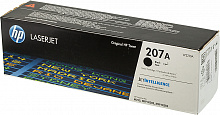 Картридж лазерный HP 207A W2210A черный бар.в компл. (1350стр.) для HP M255/MFP M282/M283