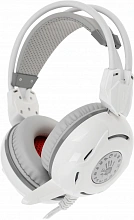 Наушники с микрофоном A4Tech Bloody G300 белый/серый 1.8м мониторные оголовье (G300 WHITE+GREY)