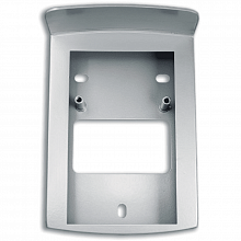 TI-Vizor 2600WD Silver - Металлический кожух для накладного монтажа панелей TI-2600WD серебро