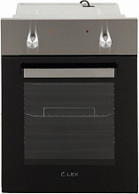 Духовой шкаф Электрический Lex EDM 4540 IX нержавеющая сталь/черный