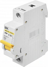 Выключатель автоматический IEK MVA20-1-063-C ВА47-29 63A тип C 4.5kA 1П 230/400В 1мод белый (упак.:1шт)