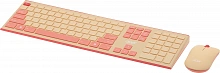 Клавиатура + мышь Acer OCC205 клав:розовый/бежевый мышь:розовый/бежевый USB беспроводная slim Multimedia (ZL.ACCEE.00F)