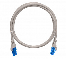 NMC-PC4UE55B-050-C-GY Коммутационный шнур NIKOMAX U/UTP 4 пары, Кат.6 (Класс E), 250МГц, 2хRJ45/8P8C, T568B, заливной, с защитой защелки, многожильный, BC (чистая медь), 24AWG (7х0,205мм), LSZH нг(А)-HFLTx, серый, 5м