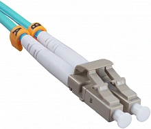 Патч-корд Cabeus FOP-50-LC-LC-1M 2x50/125 OM3 LC дуплекс-LC дуплекс 1м LSZH бирюзовый