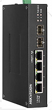 Неуправляемый PoE коммутатор DS-3T0506HP-E/HS 3 порта RJ45 1000M PoE + 1 порт RJ45 1000М HiPoE + 2 порта SFP 1000М