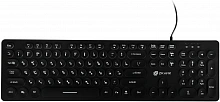 Клавиатура Оклик 420MRL черный USB slim Multimedia LED