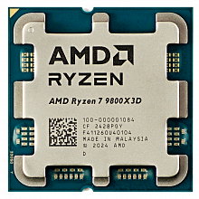 Процессор/ APU AM5 AMD Ryzen 7 9800X3D (Granite Ridge AM5,8C/16T, 4.7/5.2GHz, 96MB, 120W, Radeon Graphics) OEM